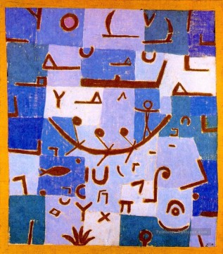 Légende du Nil 1937 Expressionnisme Bauhaus Surréalisme Paul Klee Peinture à l'huile